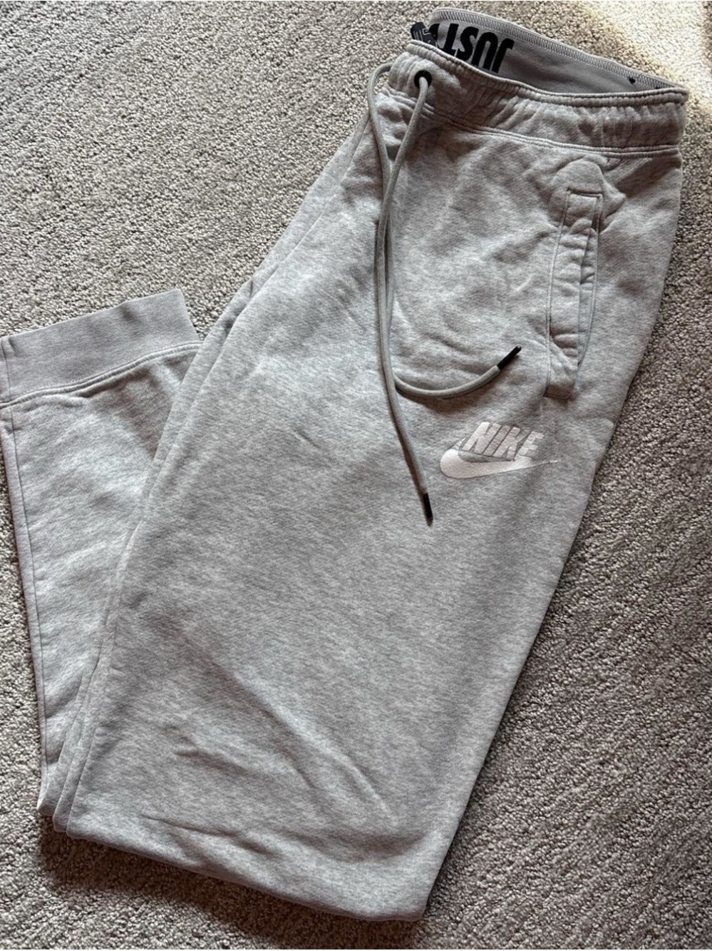 Nike Grey Marble Jogger Sweatpants - Picture 1 of 1